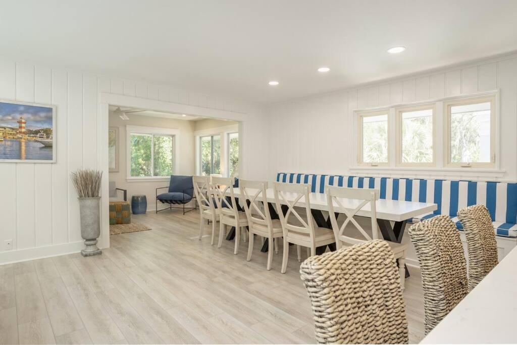 Luxury Beach House - 2Min Walk To Beach - Private Pool - Group & Dog Friendly Hilton Head Island Eksteriør billede
