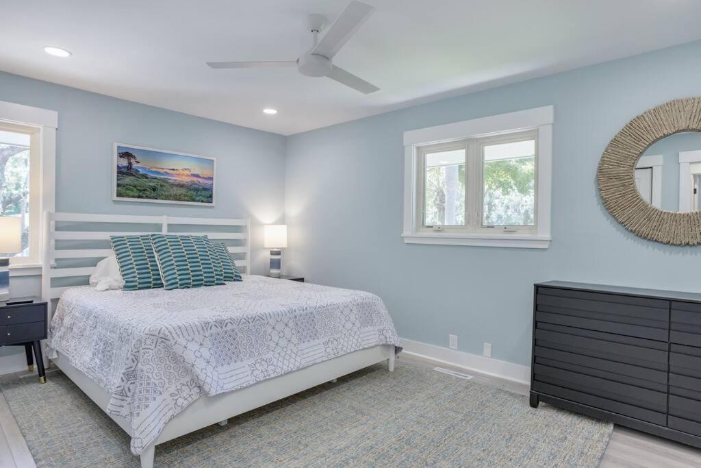 Luxury Beach House - 2Min Walk To Beach - Private Pool - Group & Dog Friendly Hilton Head Island Eksteriør billede
