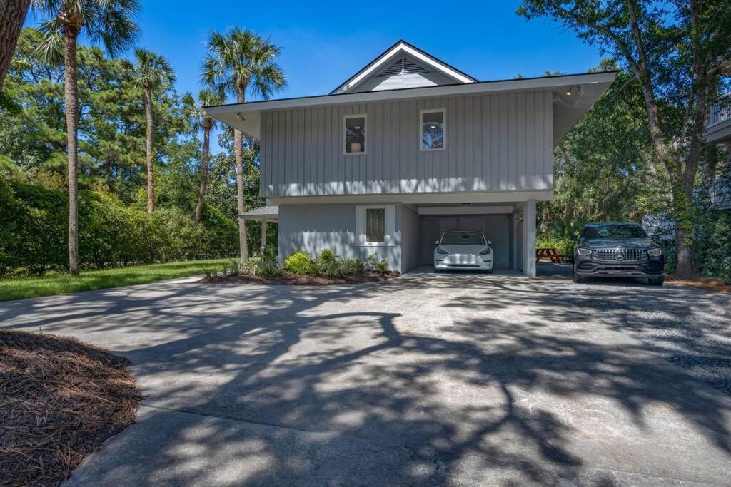 Luxury Beach House - 2Min Walk To Beach - Private Pool - Group & Dog Friendly Hilton Head Island Eksteriør billede