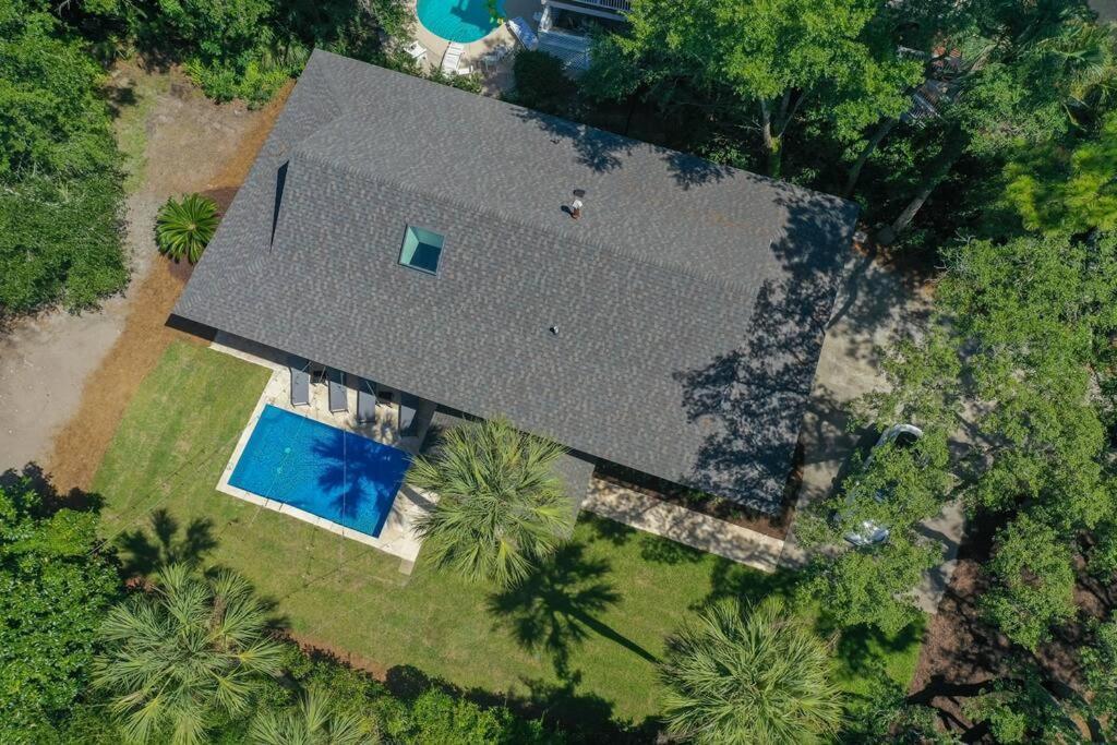 Luxury Beach House - 2Min Walk To Beach - Private Pool - Group & Dog Friendly Hilton Head Island Eksteriør billede