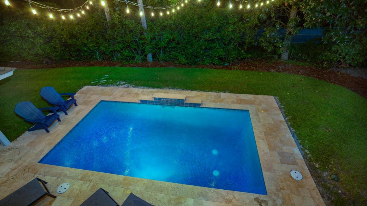 Luxury Beach House - 2Min Walk To Beach - Private Pool - Group & Dog Friendly Hilton Head Island Eksteriør billede